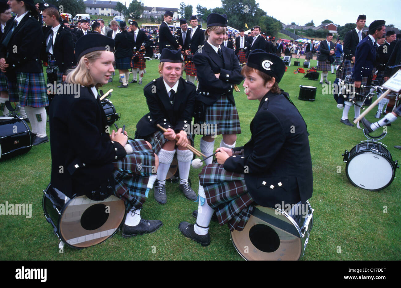 United Kingdom, Scotland, Strathclyde region, Dunoon Cowal Highlands games Stock Photo