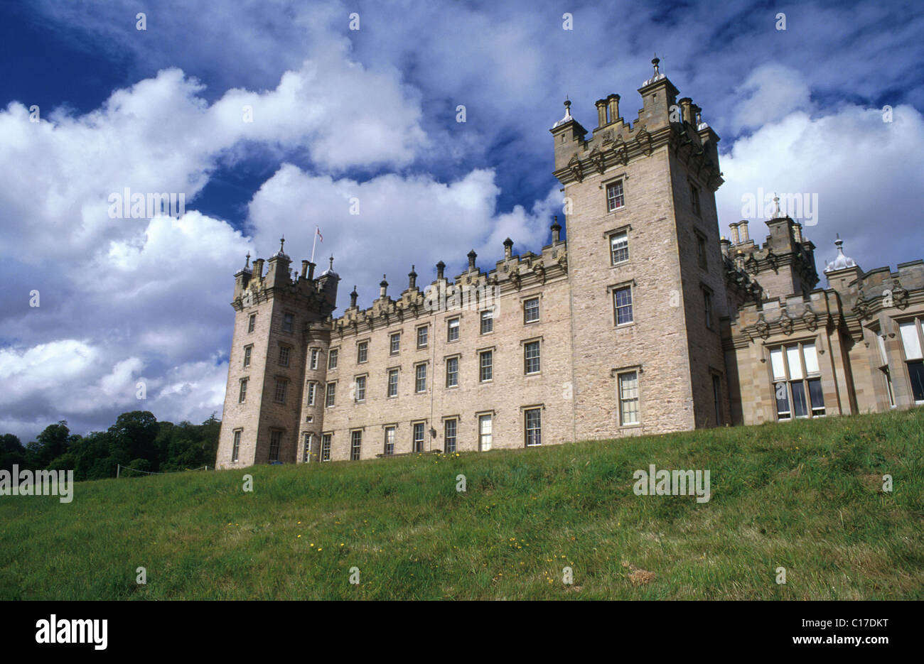 United Kingdom, Scotland, Borders region, Floors castle, the Duke of Roxburghe's property Stock Photo