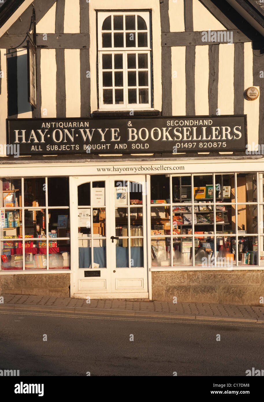 Shops in HayonWye Stock Photo Alamy