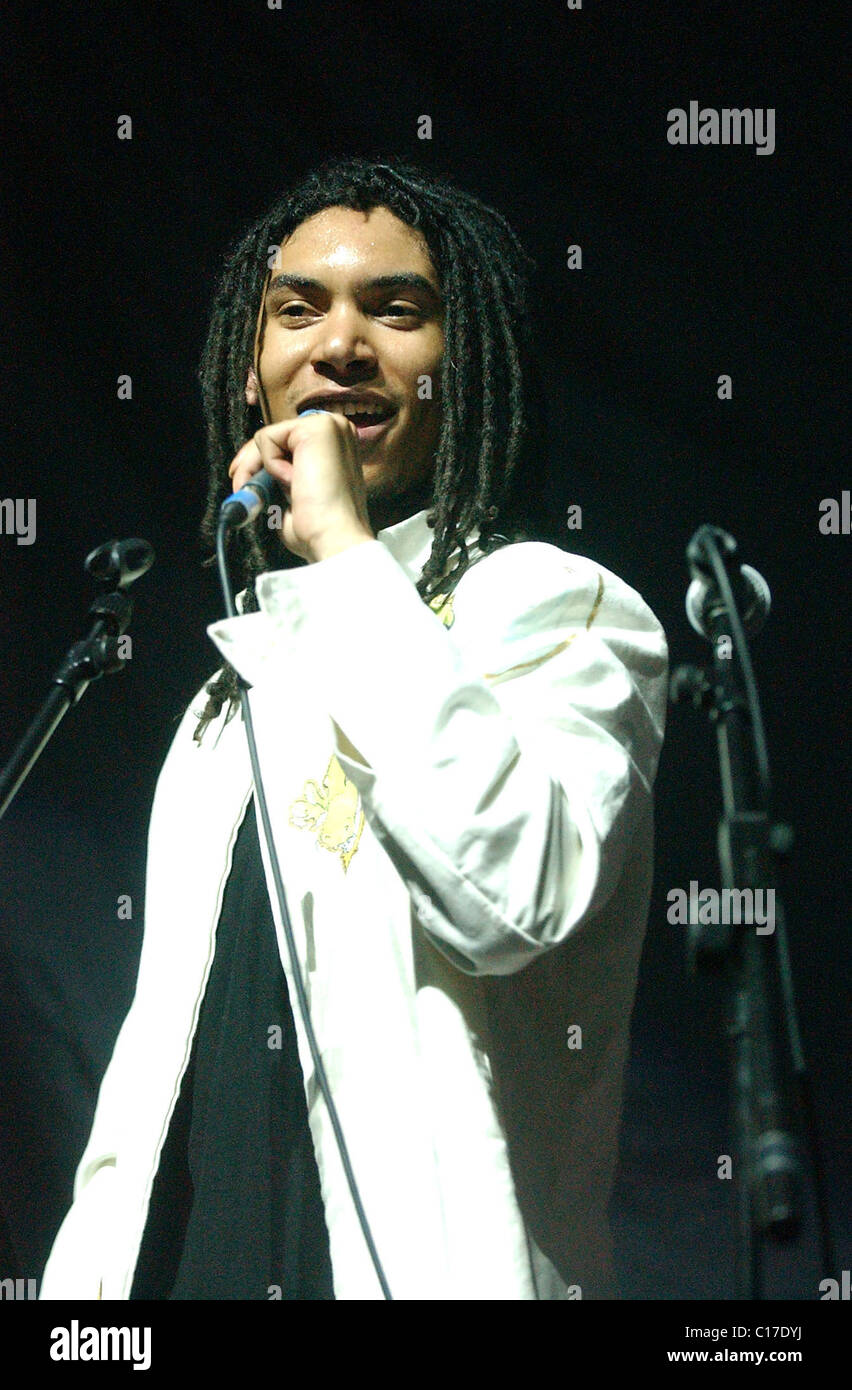 Grace Jones' son, Paulo Goude of Trybez performing in concert at the Paradiso Amsterdam, the Netherlands - 19.03.09 ** ** Stock Photo