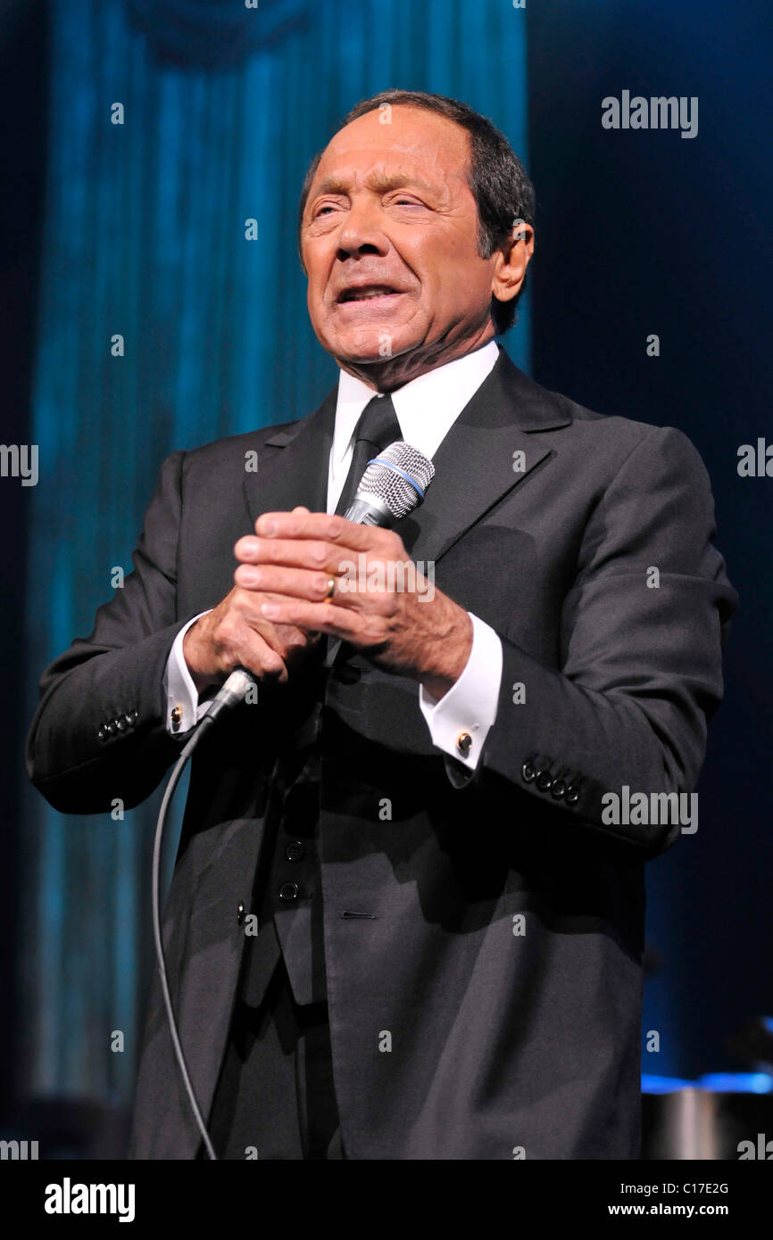 Paul Anka performing live at the Seminole Hard Rock Hotel Hollywood ...