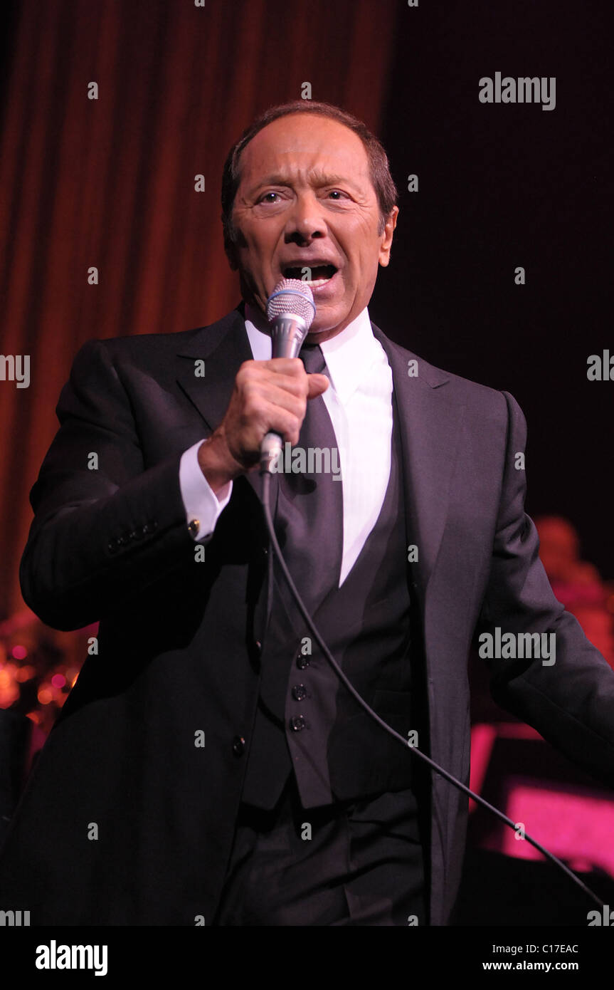 Paul Anka performing live at the Seminole Hard Rock Hotel Hollywood ...