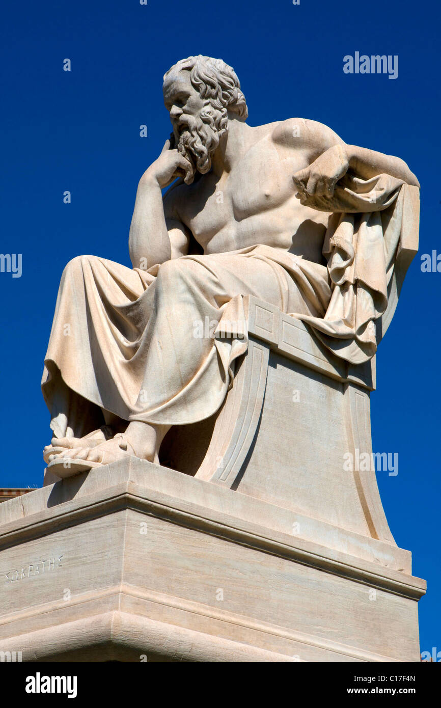 Statues Ancient Greek Philosopher Socrates Hi res Stock Photography And 