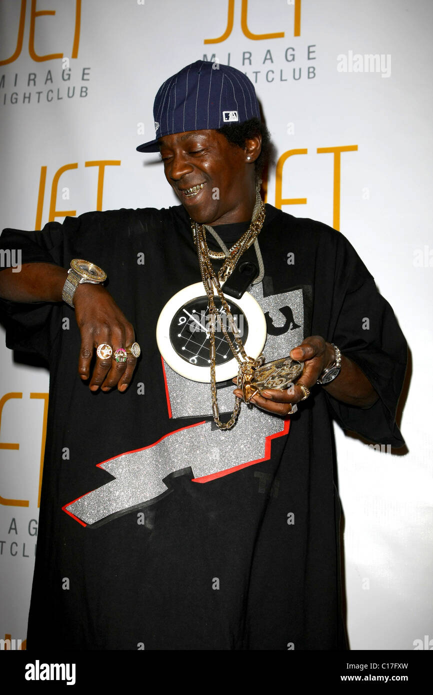 Flavor Flav celebrate his 50th birthday at JET at the Mirage