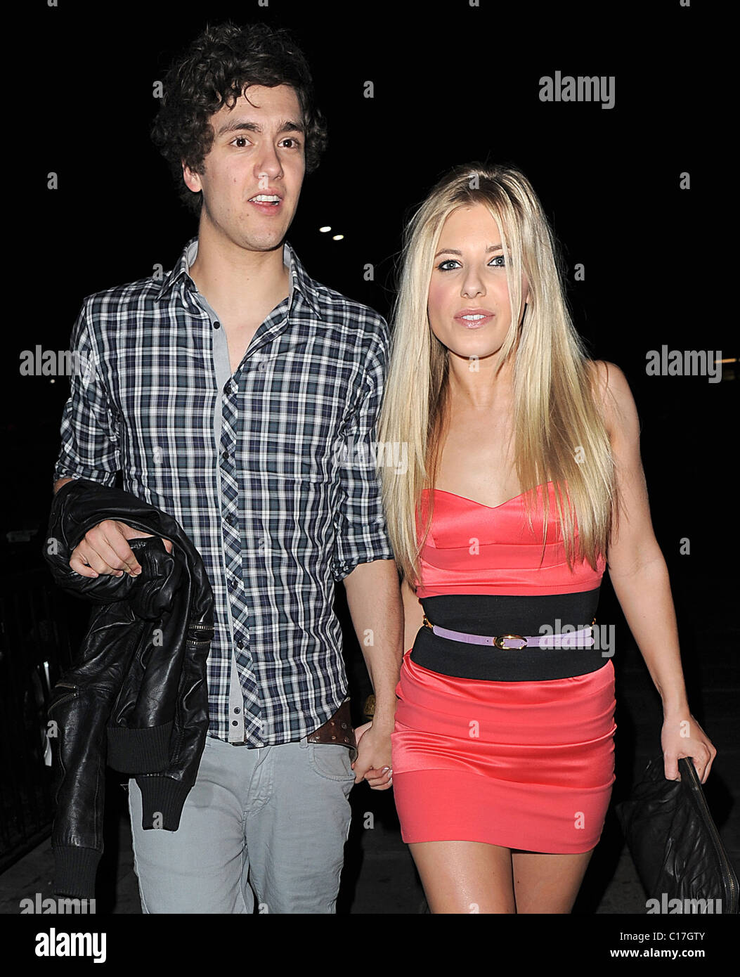 Mollie King of girl group The Saturdays leaves Taman Gang restaurant ...