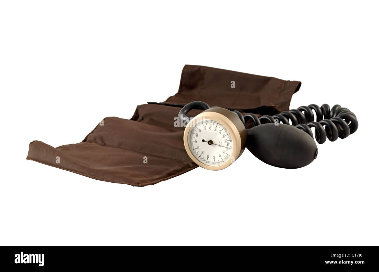 Aneroid sphygmomanometer with an adult cuff Stock Photo Alamy