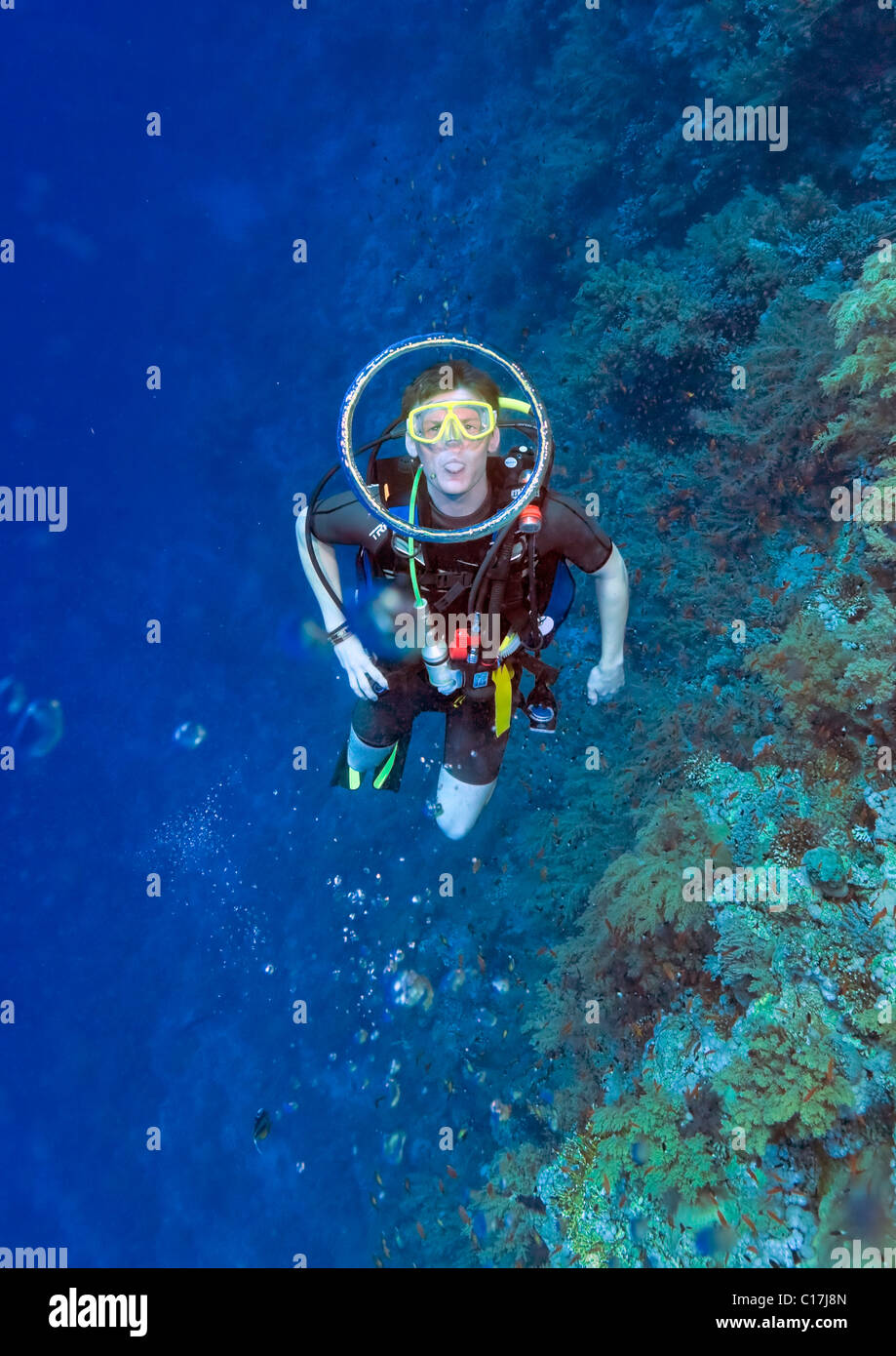 Under water scuba diver bubbles hires stock photography and images Alamy