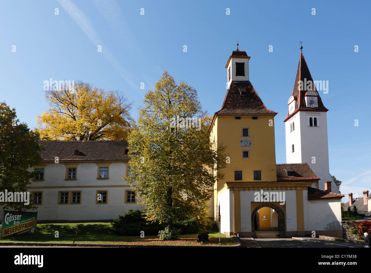 Benedictine Monastery Goess, Leoben, Styria, Austria, Europe Stock Photo