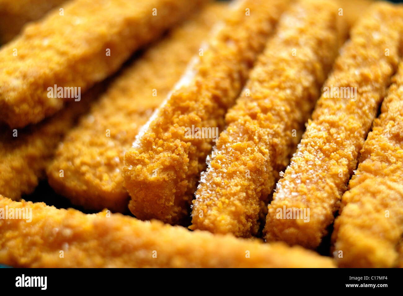 Fishfingers defrosting. Stock Photo