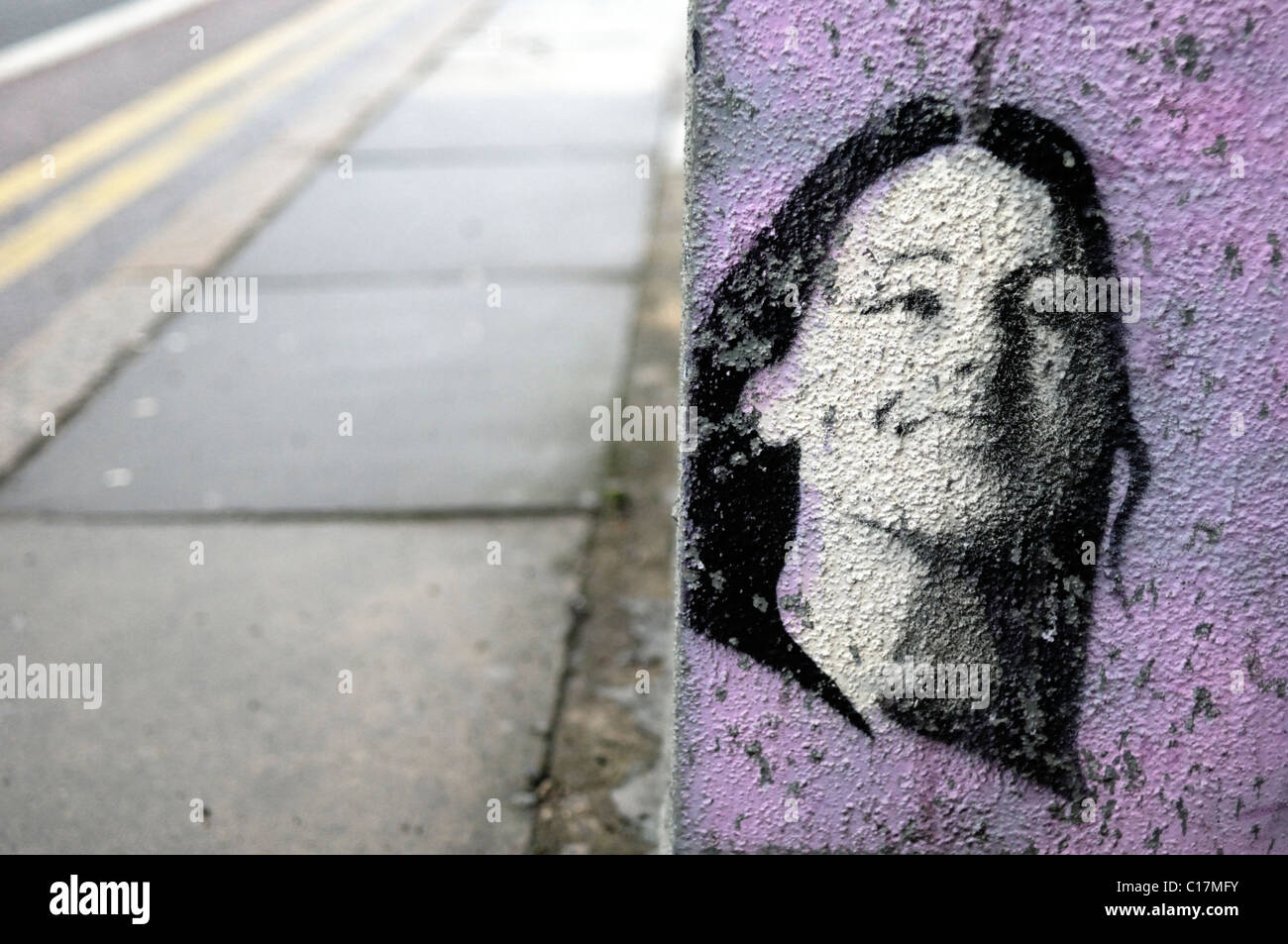 Graffiti in Liverpool. Stock Photo