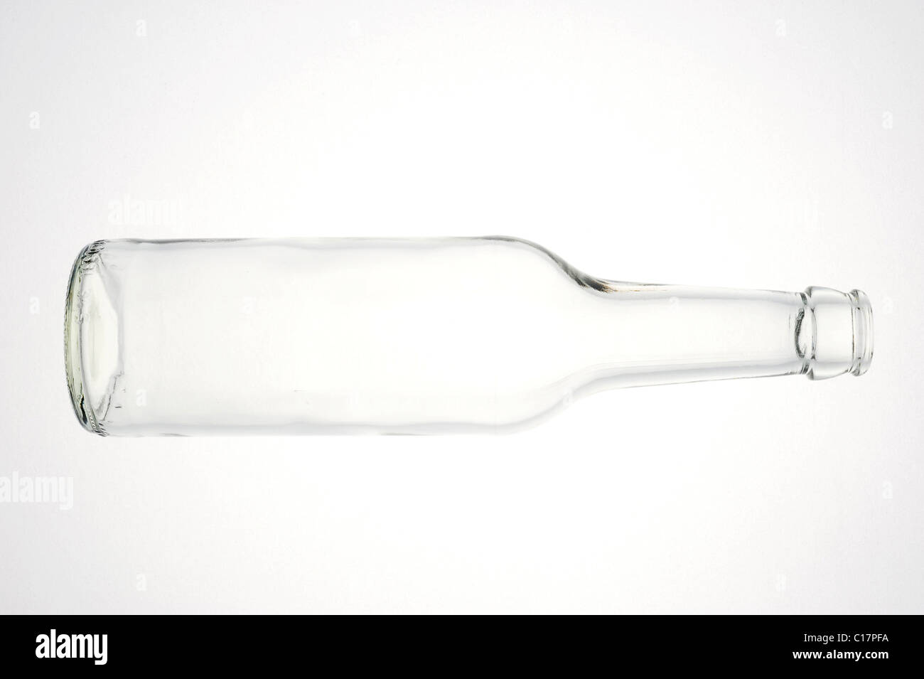 Empty glass bottle Stock Photo Alamy
