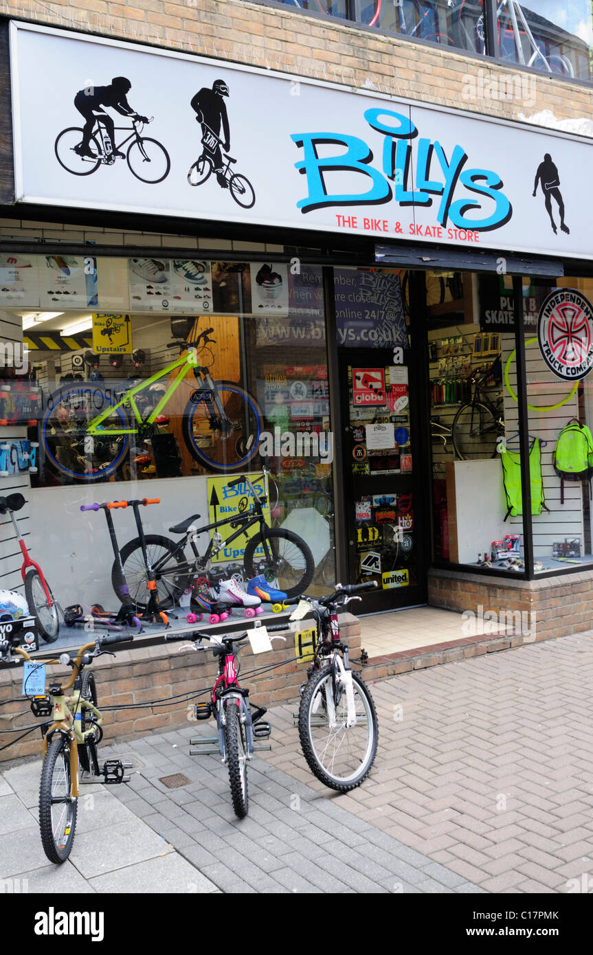 Billys Bike and Skate Shop, Burleigh Street, Cambridge, England, UK Stock  Photo - Alamy