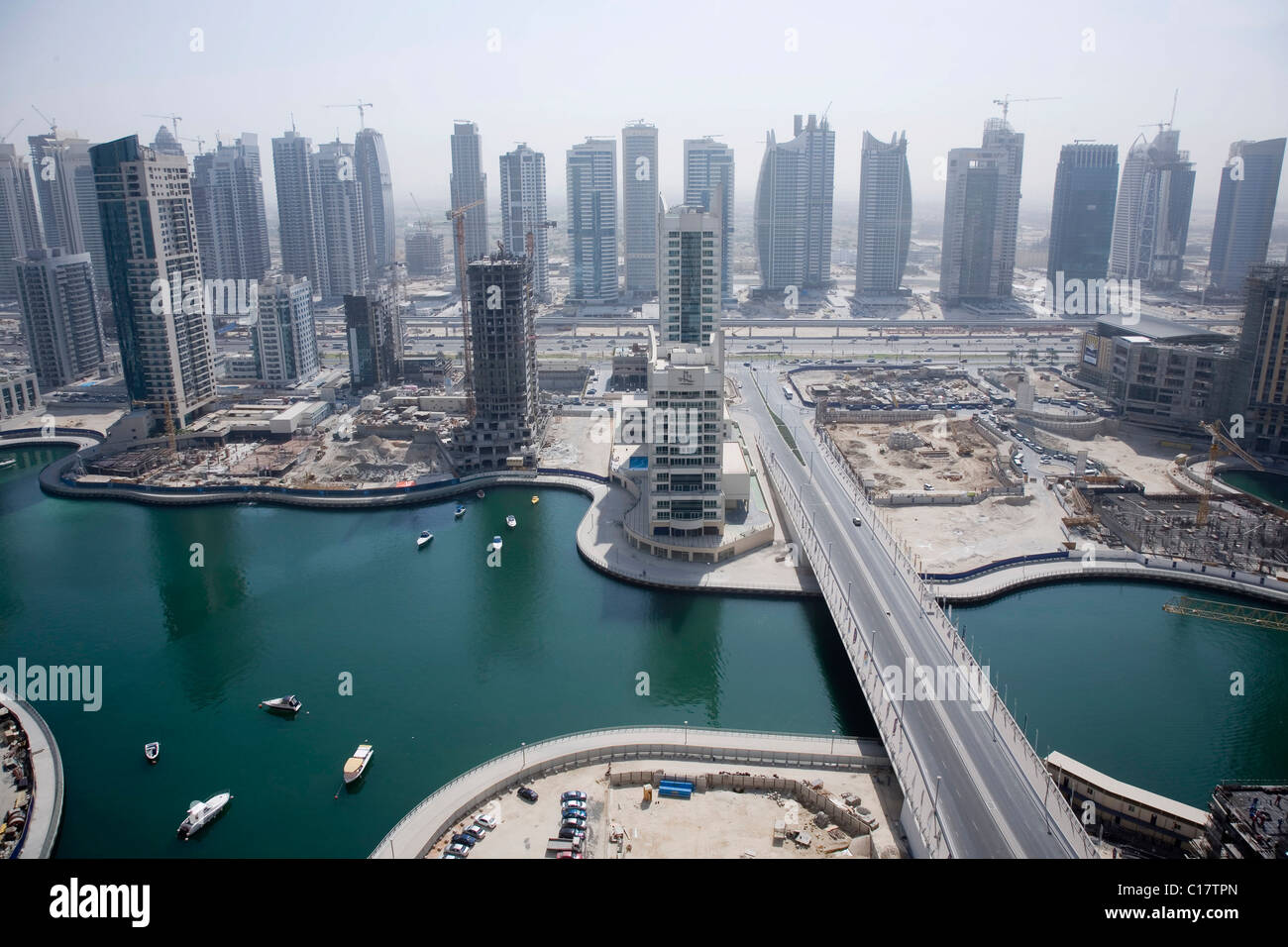 Building sites, Dubai, United Arab Emirates, Near East Stock Photo