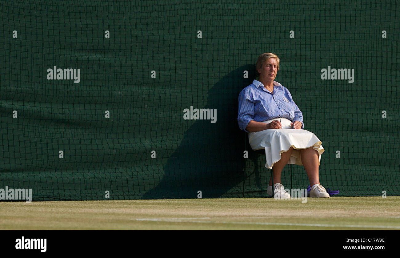 Line judge wimbledon tennis championships hires stock photography and