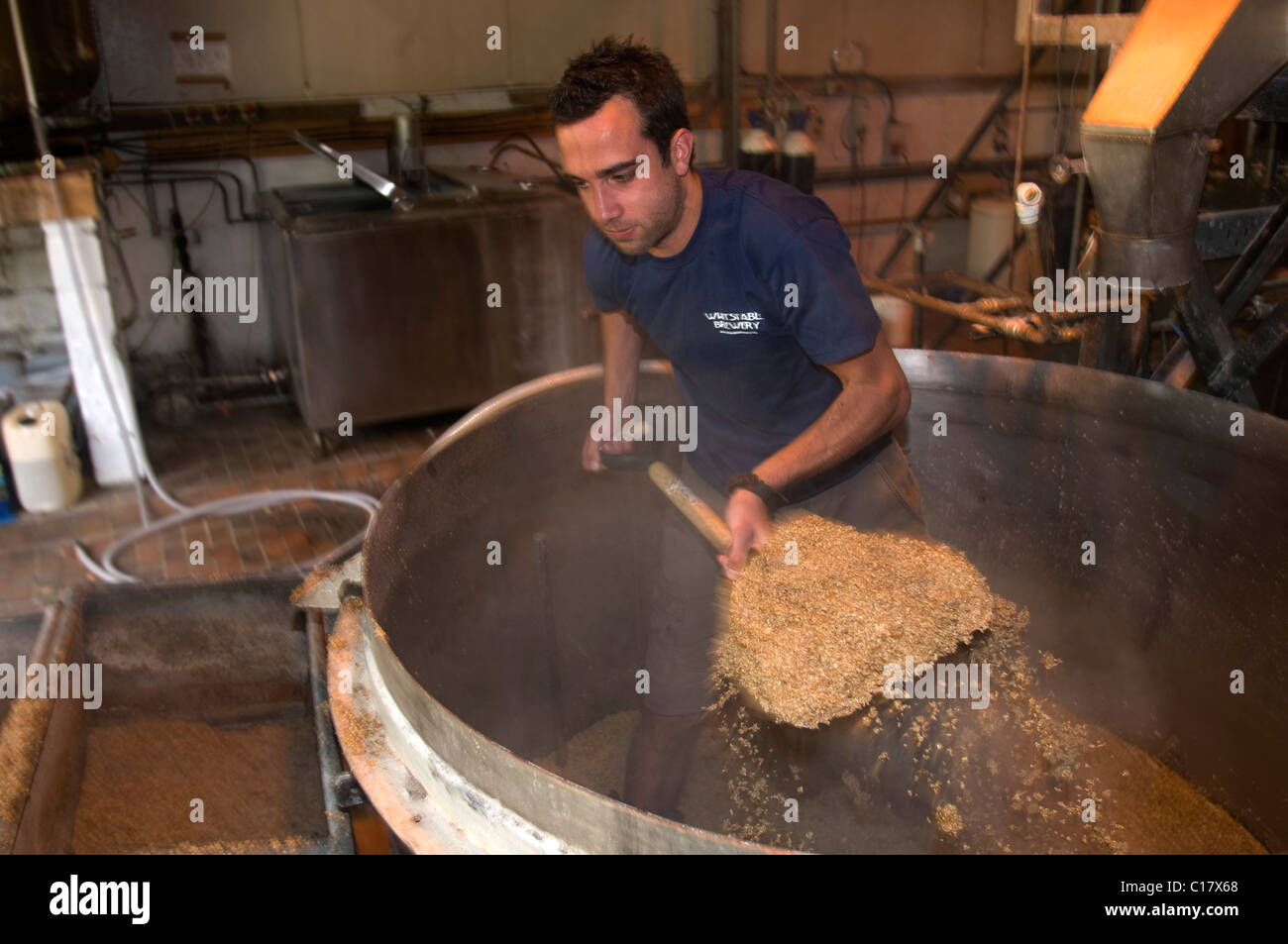 Whitstable Brewery, beer production for micro brewery Stock Photo