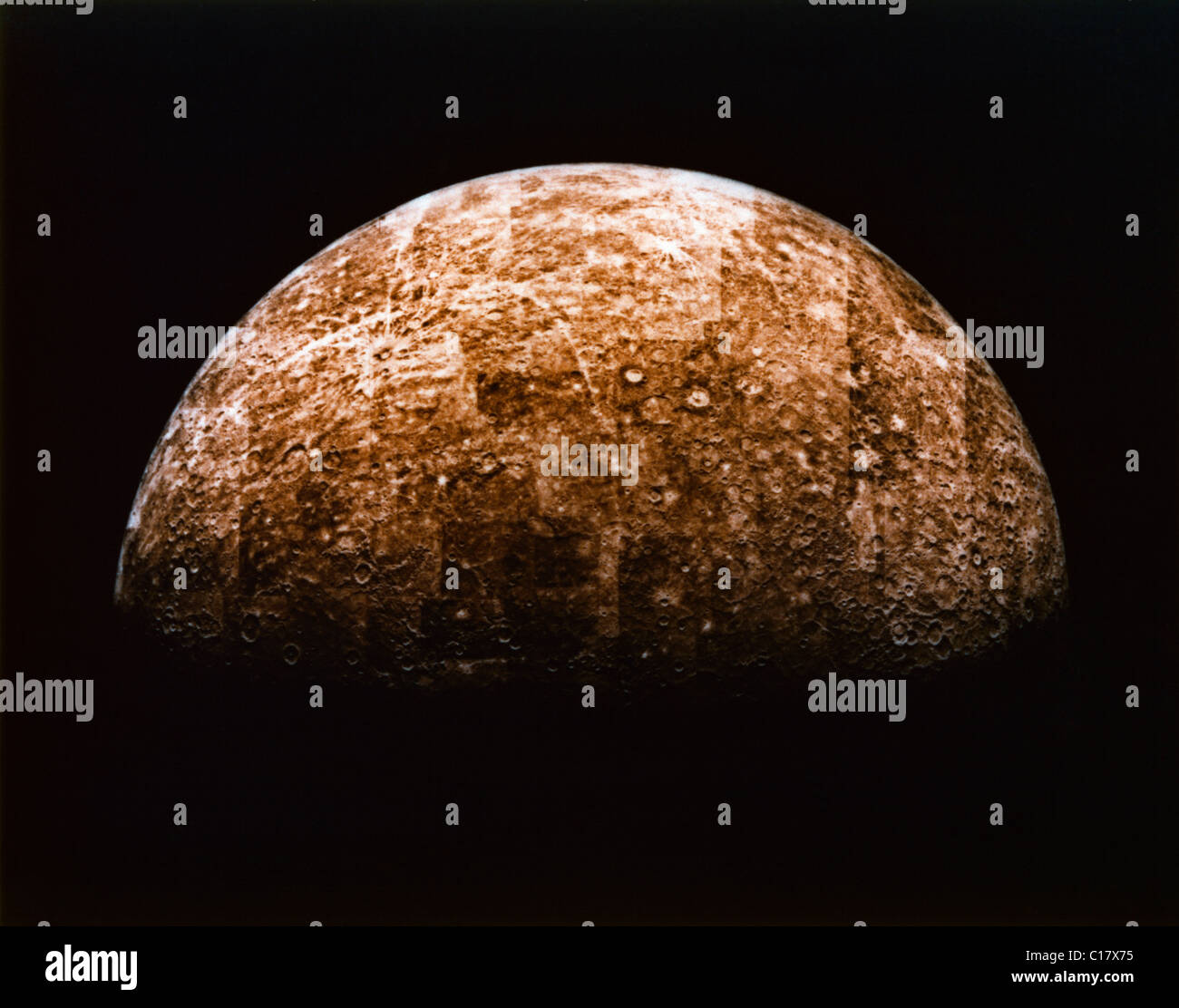 Mercury From Mariner 10 Stock Photo