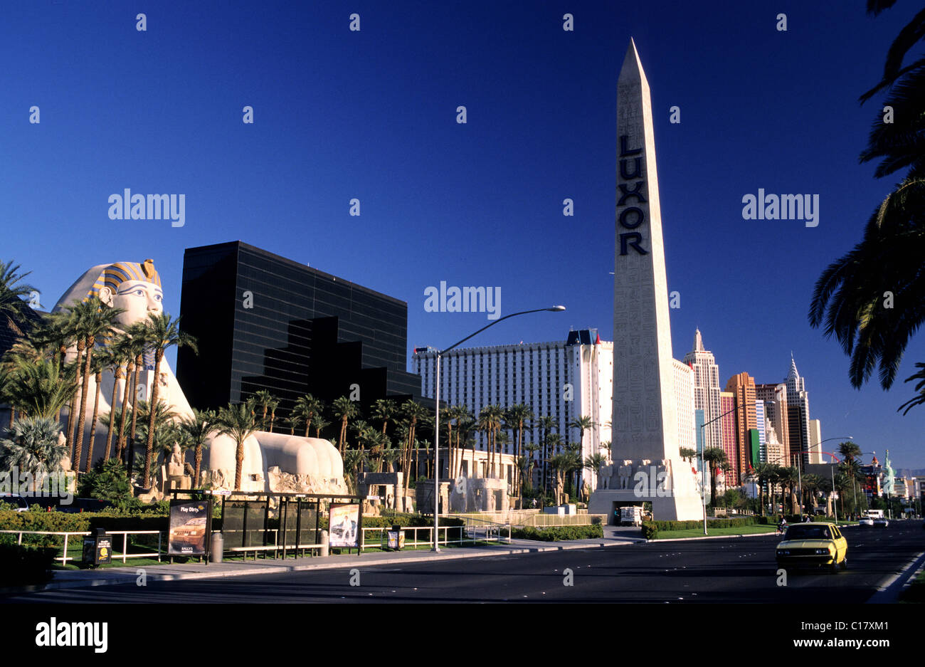 United States, Nevada, Las Vegas, the Luxor hotel and casino Stock ...