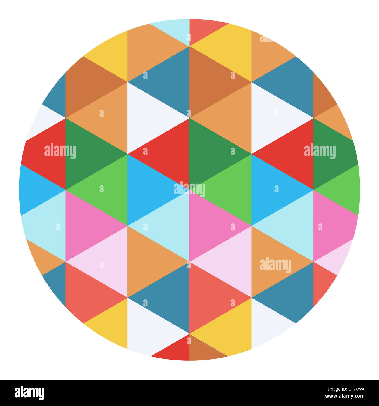 Ilustration: geometric circle isolated, vector file available Stock ...