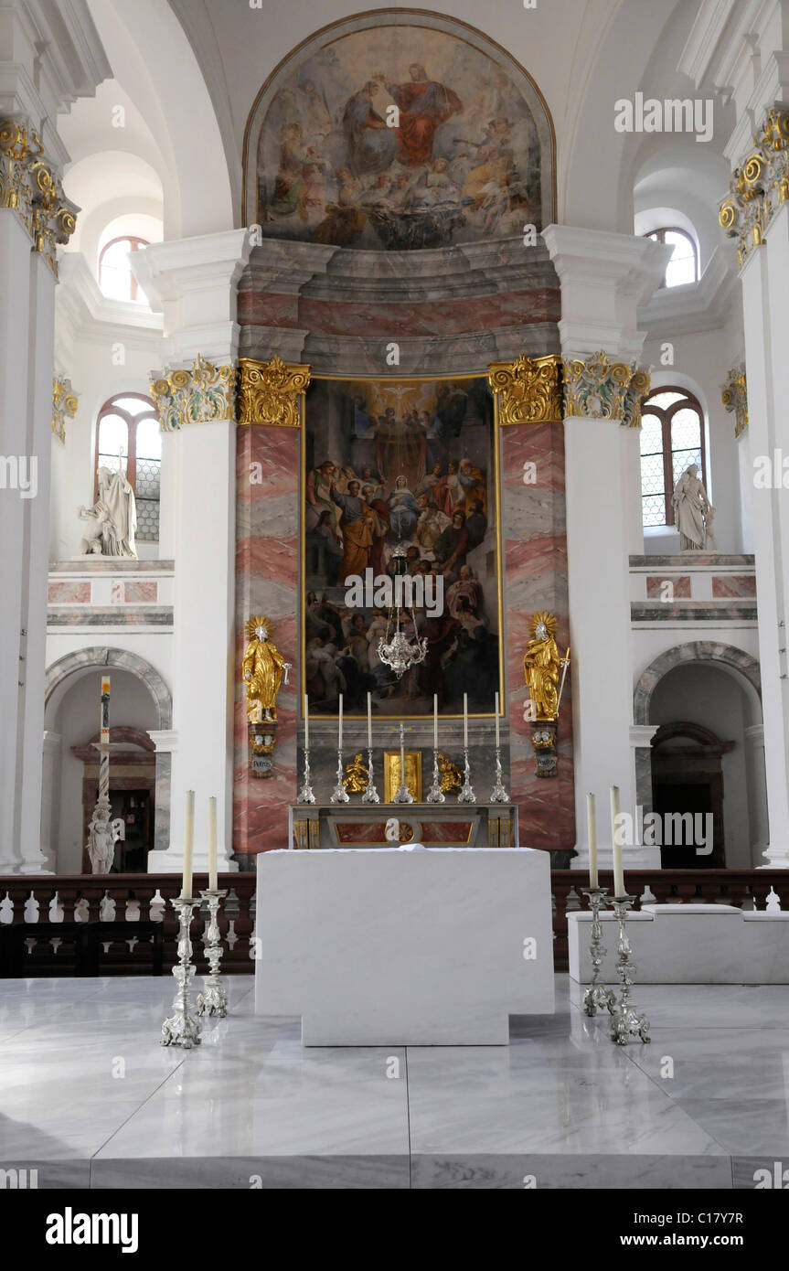 Altar of the Jesuit Church, Heidelberg, Baden-Wuerttemberg, Germany