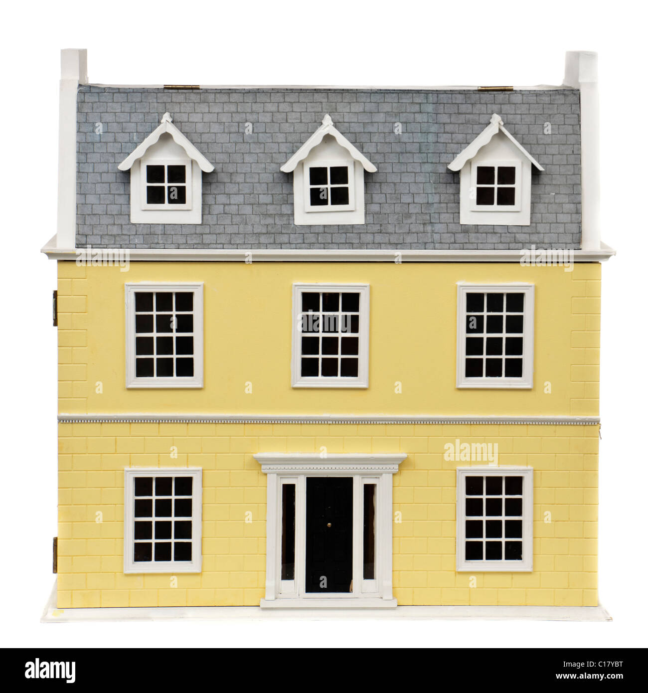 Vintage reproduction Georgian-style doll's house Stock Photo