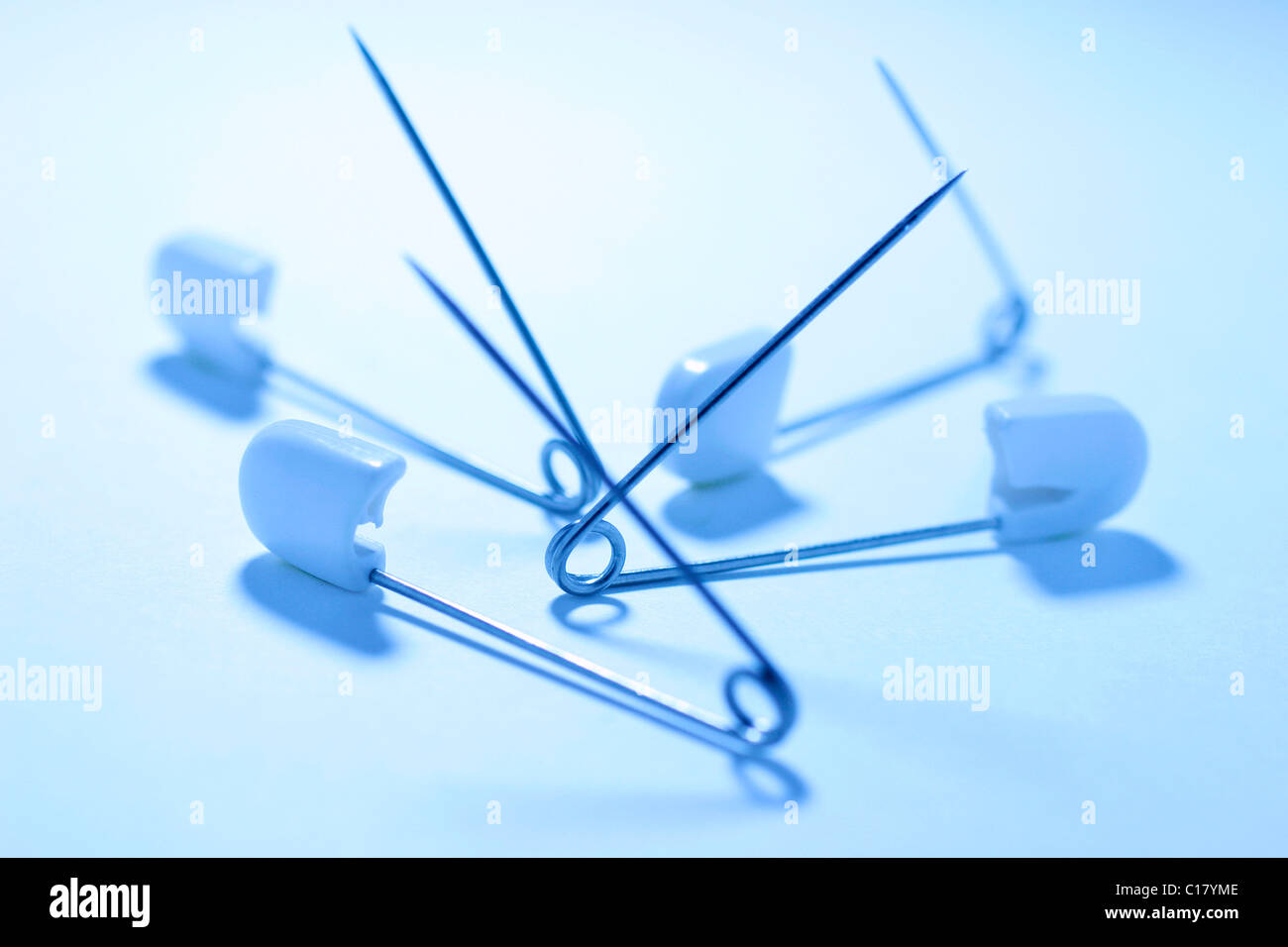 Nappy, diaper pins Stock Photo - Alamy