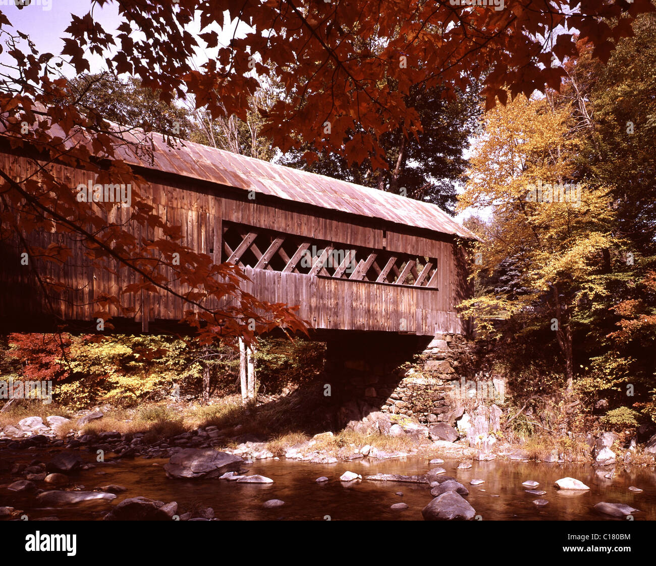 Williamsville bridge, Vermont Stock Photo Alamy