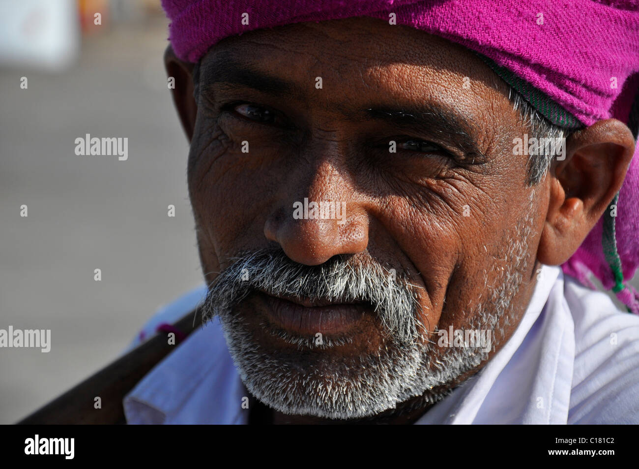 A farmer from kutch ,Gujarat India Stock Photo