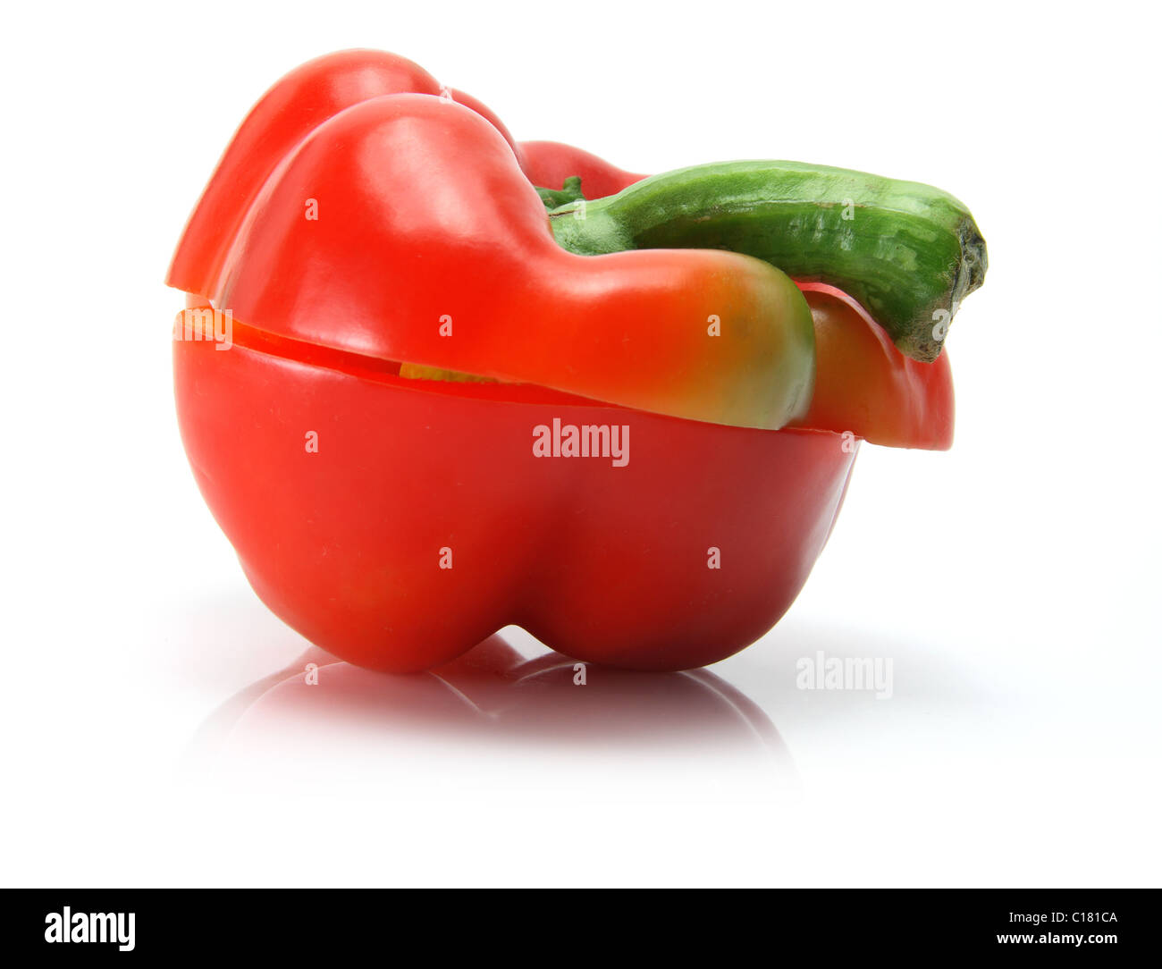 Red chilli cut out hi-res stock photography and images - Alamy