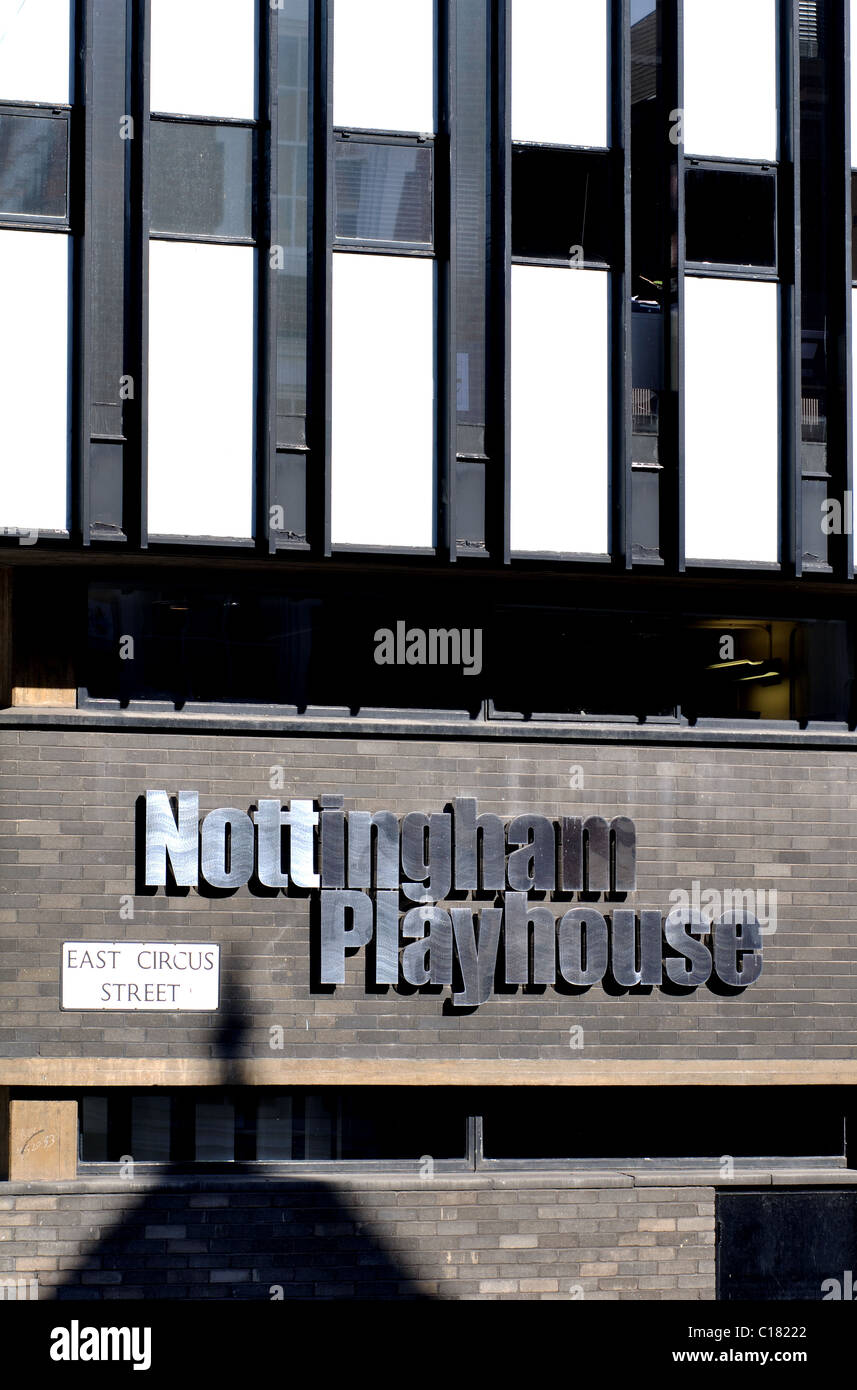 Nottingham Playhouse theatre Stock Photo