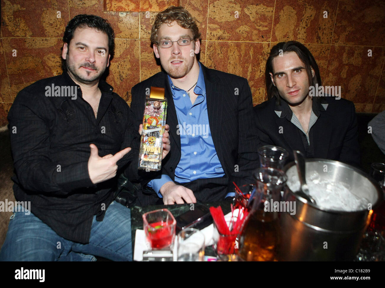 Ron Tenenbaum, Andrew Zaleski and Brandon Wolfson at The Vibe Magazine