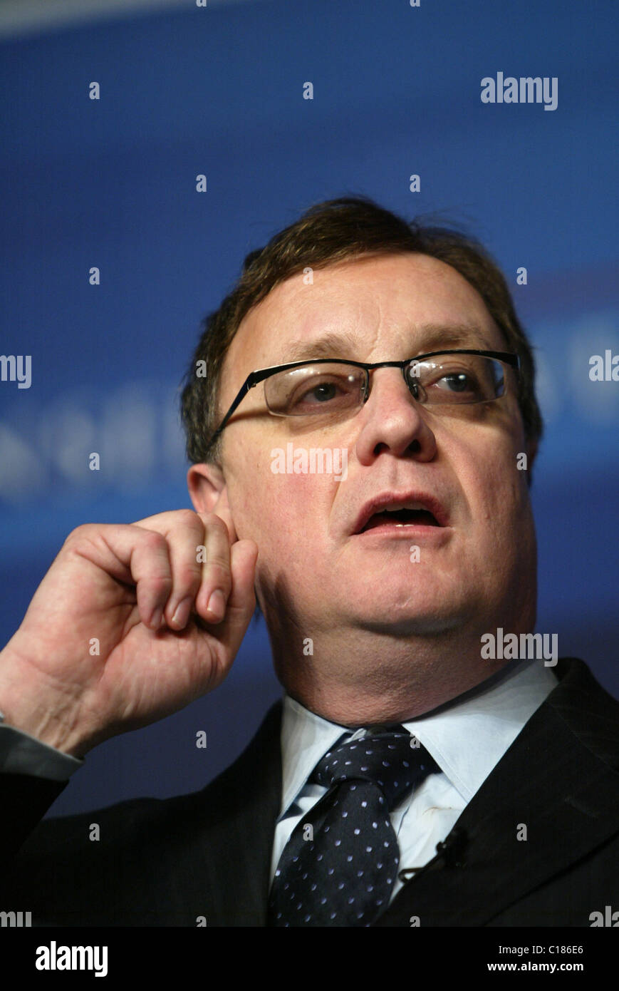 New Jersey gubernatorial candidate Steve Lonegan, Americans for Prosperity American Conservative Union annual conservative Stock Photo