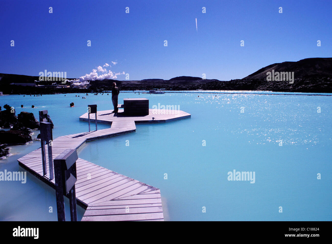 Island, Sudurnes Region, Grindavik, the Blue Lagoon Stock Photo - Alamy