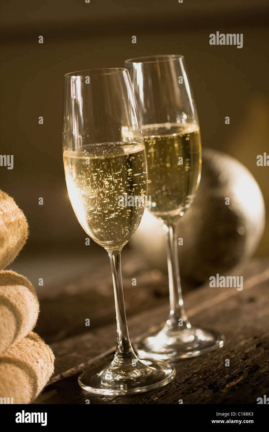 Sparkling wine Stock Photo