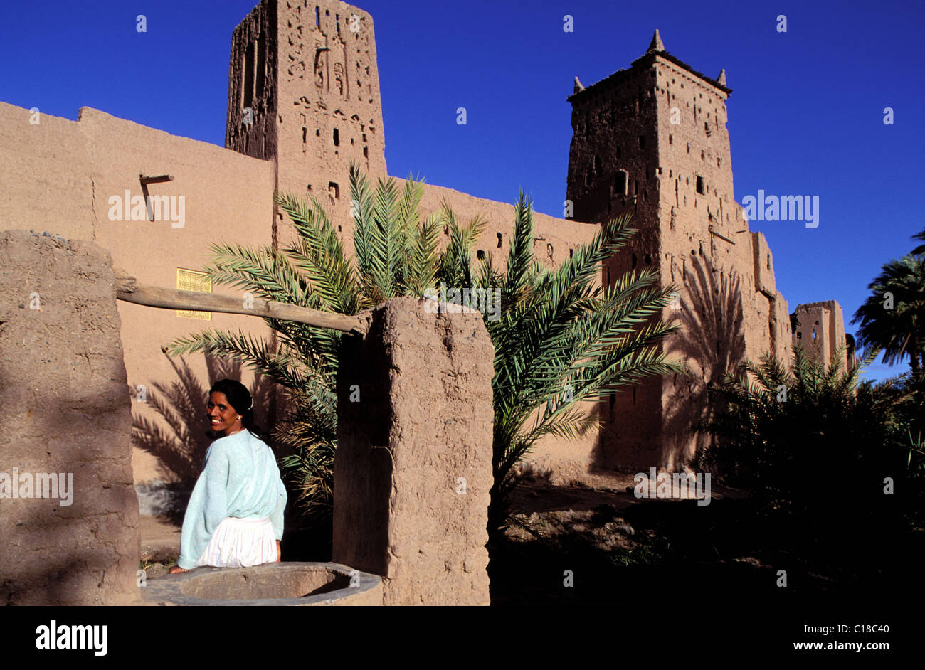 Morocco, High Atlas, Dades Valley, the casbah of Amerhidil in Skoura