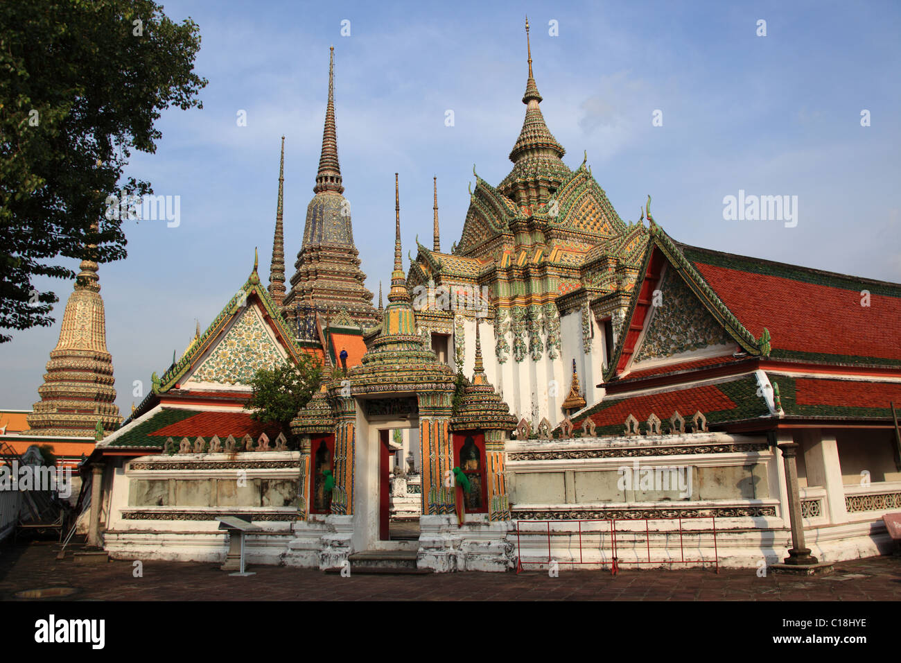 Wat Po in Bangkok, Thailand (Wat Pho Giants) Stock Photo