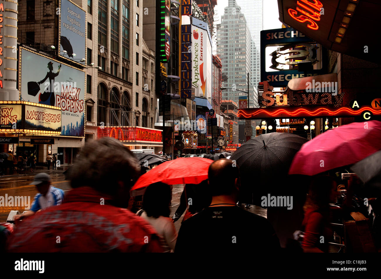 CHINAR SHADE : A RAINY DAY IN MANHATTAN , NEW YORK