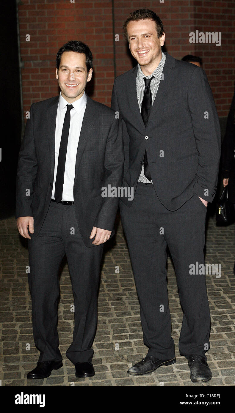 Paul Rudd And Jason Segel Attends A Private Screening Of I Love You Stock Photo Alamy