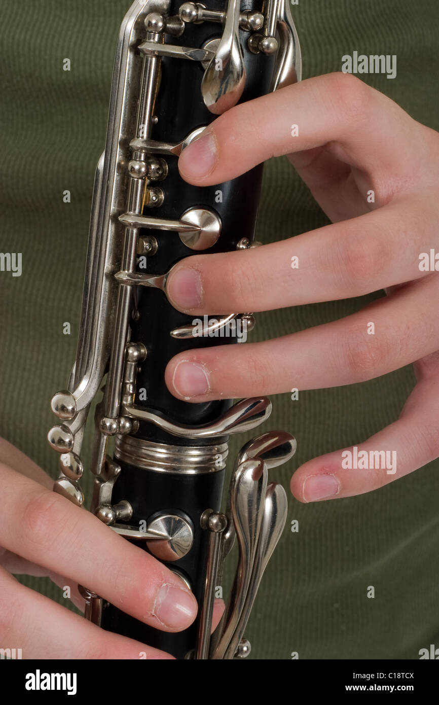 Close up young hands playing hires stock photography and