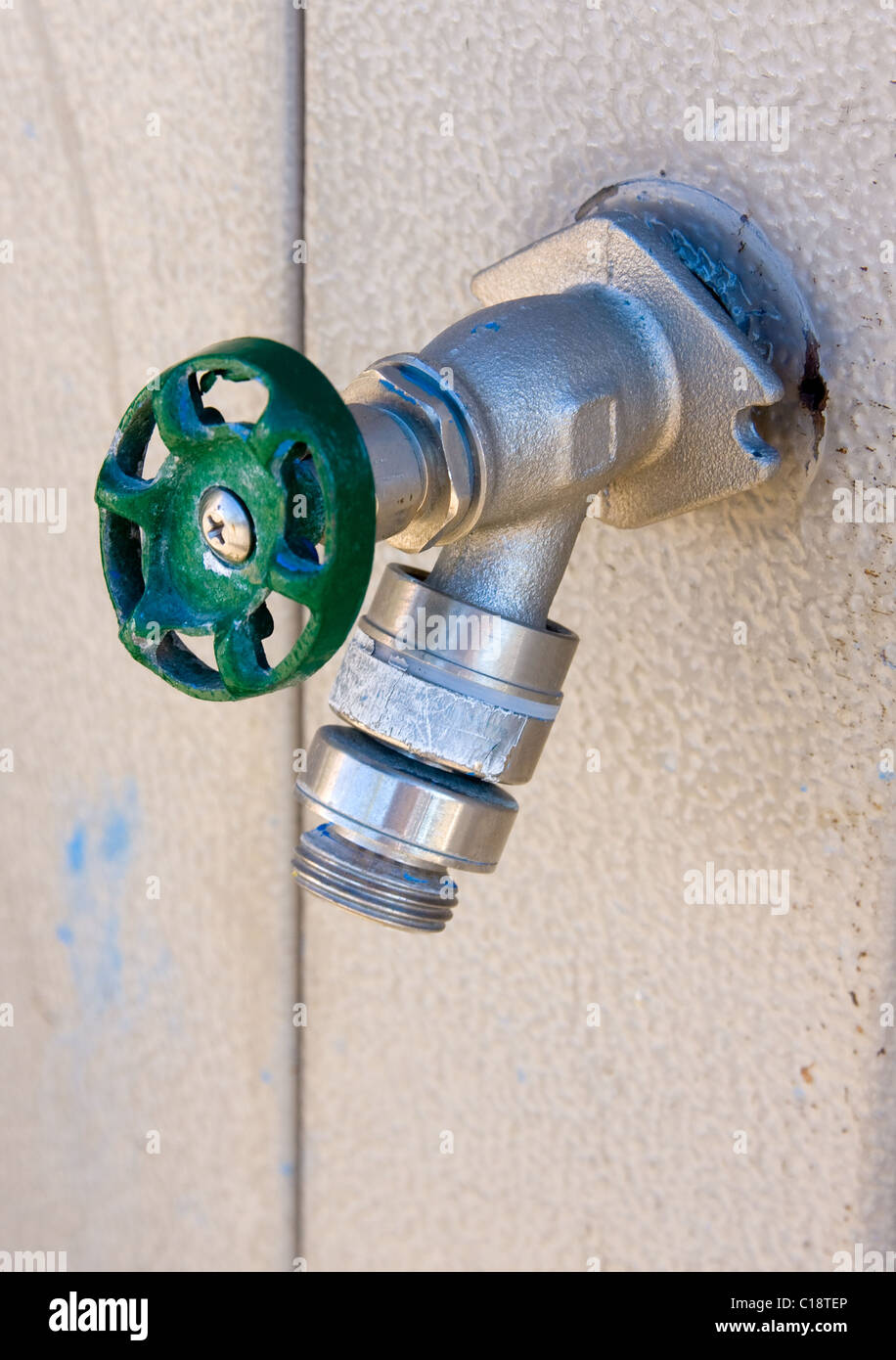 Water Faucet On The Outside Of A Building Stock Photo 35230238