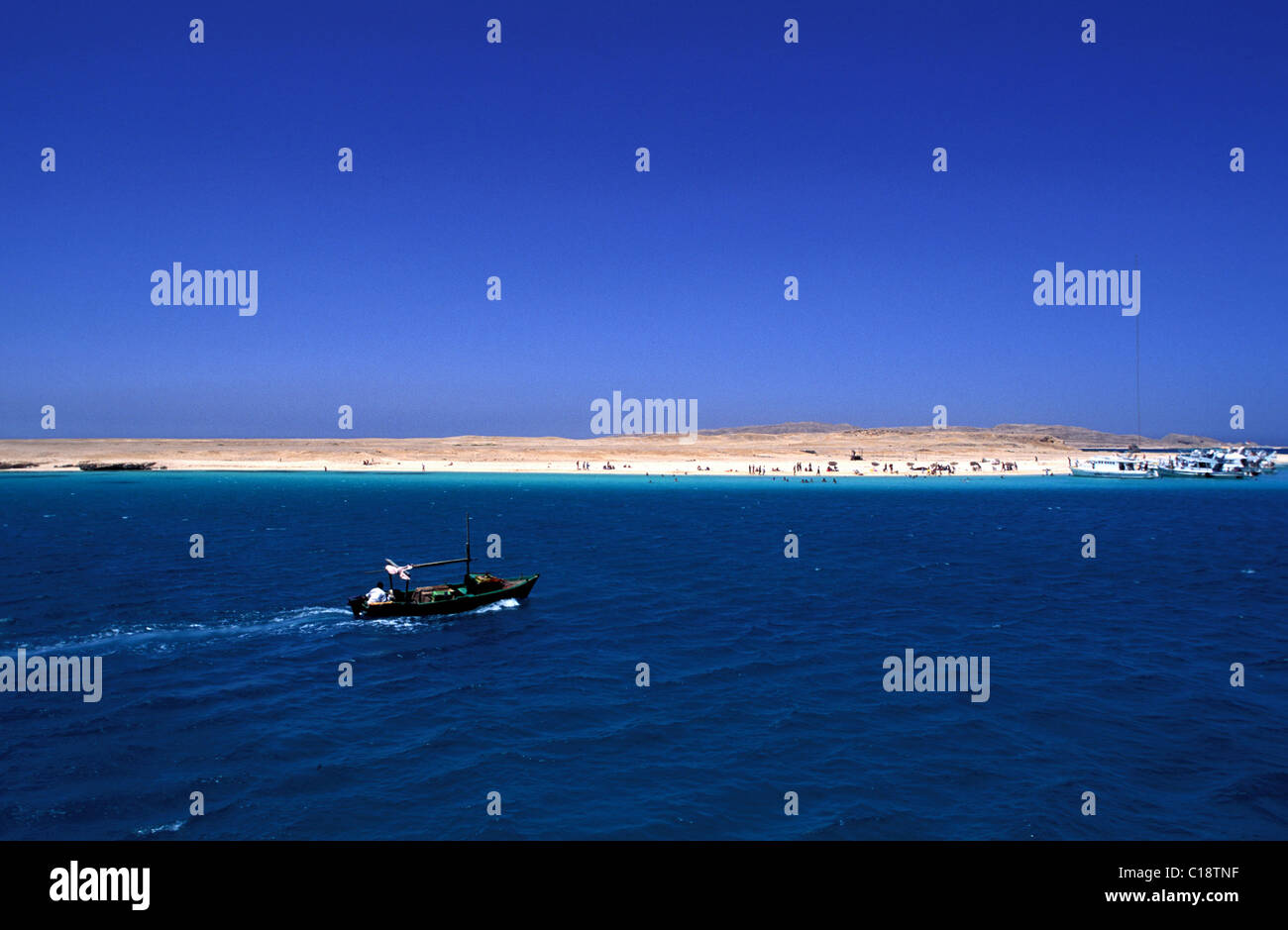 Egypt, the Sinai, fishing vessel on the Red Sea Stock Photo - Alamy
