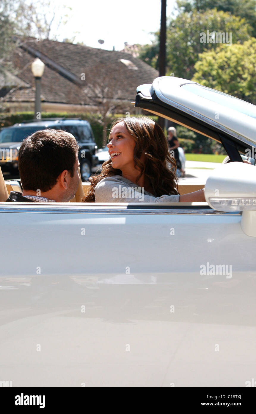 Jennifer love hewitt car shows off her hires stock photography and images Alamy