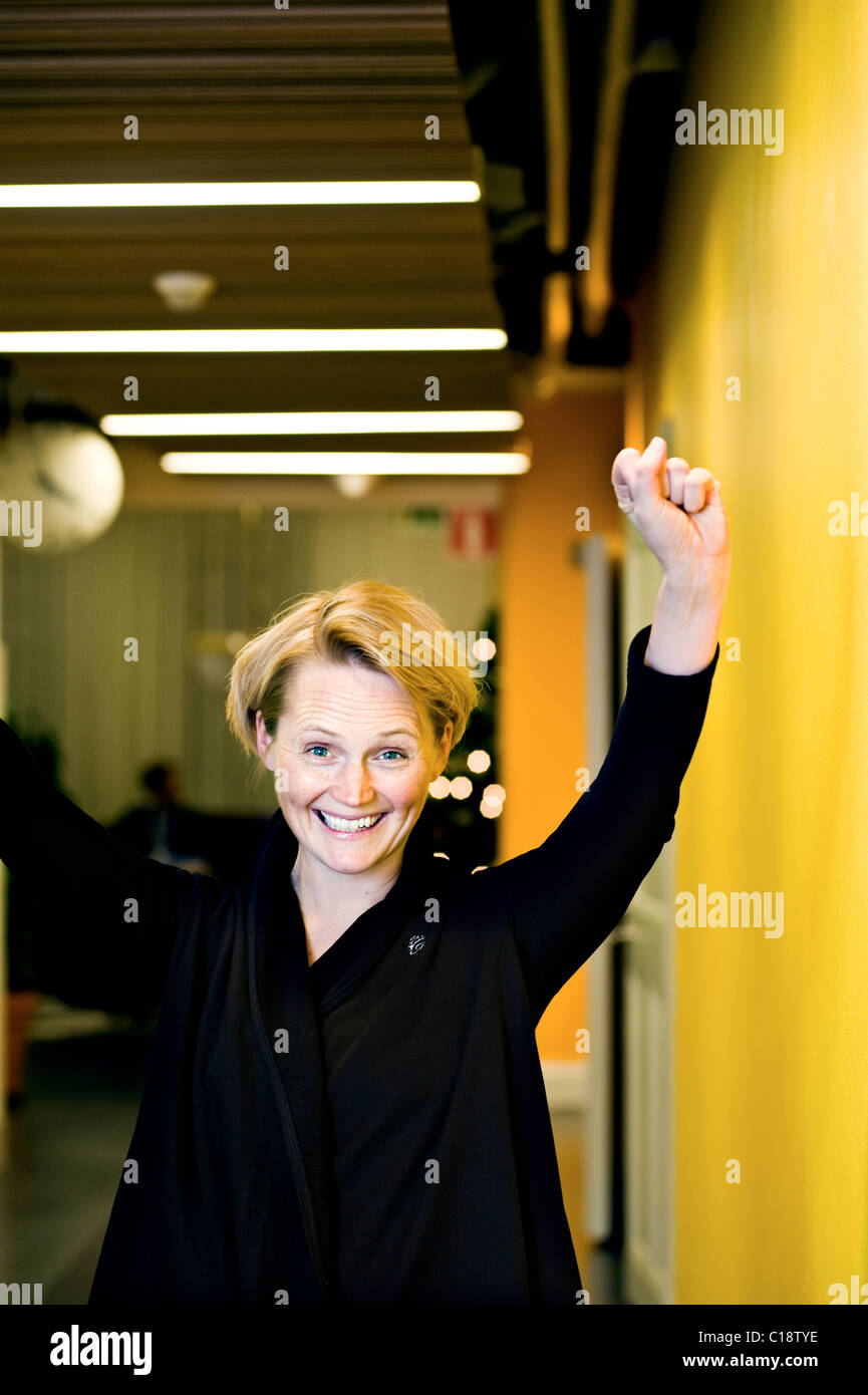 Anna-Karin Hatt, Minister of IT in Sweden Stock Photo - Alamy