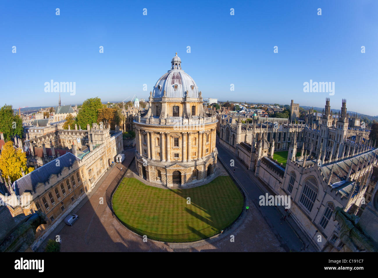 Radcliffe Camera and All Souls College Oxford University England UK United Kingdom GB Great Britain British Isles Europe Stock Photo