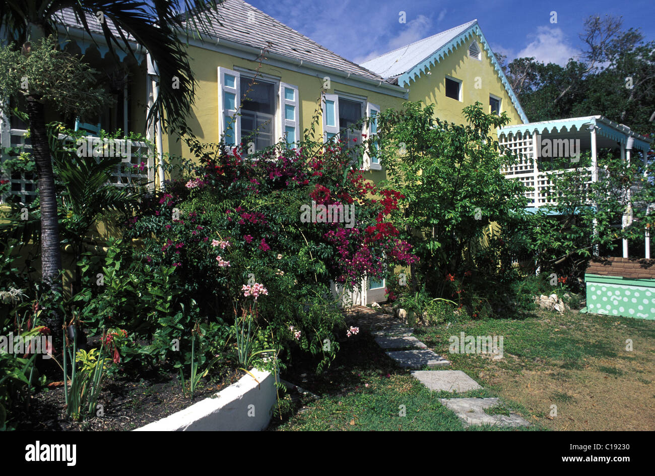 Antigua and Barbuda, Hodges Bay, the Latherfield plantation Stock Photo
