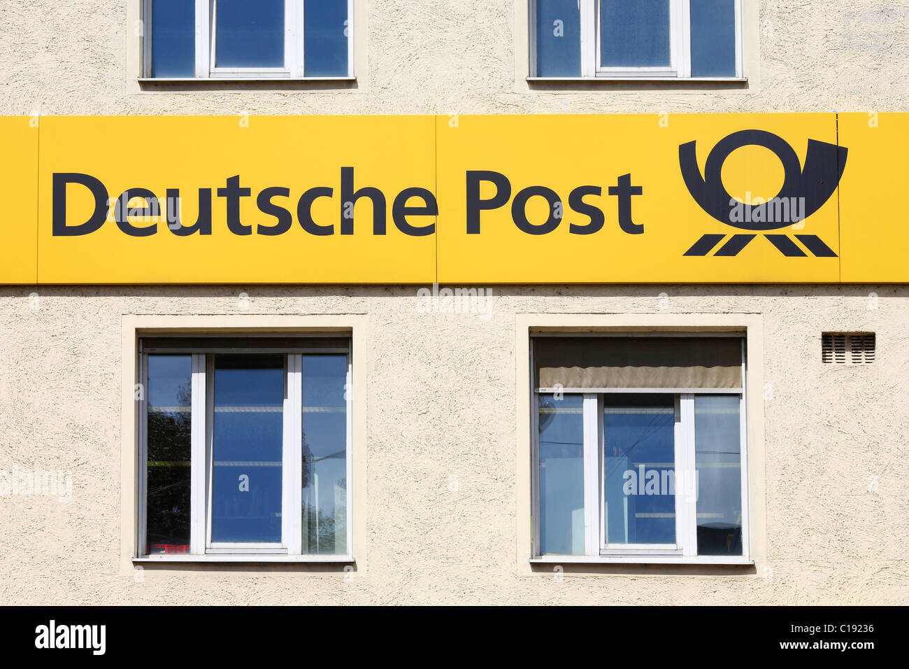 Deutsche Post logo Stock Photo