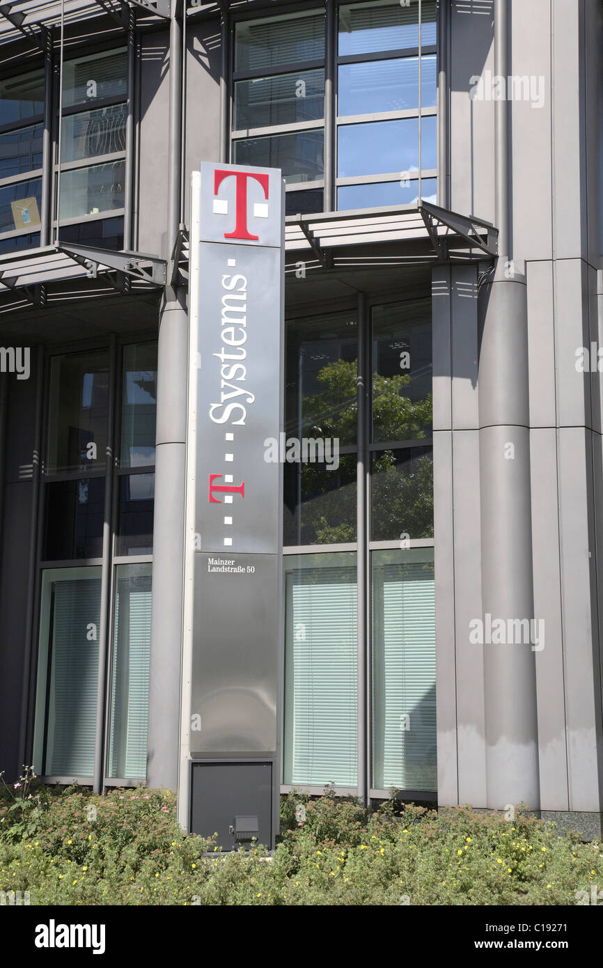 T-Systems, Frankfurt am Main, Hesse, Germany, Europe Stock Photo