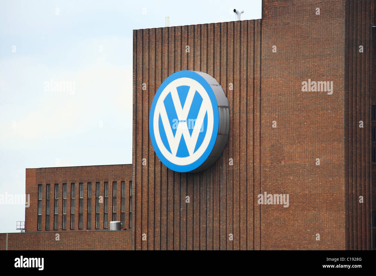 Volkswagen factory, Wolfsburg, Lower Saxony, Germany, Europe Stock Photo