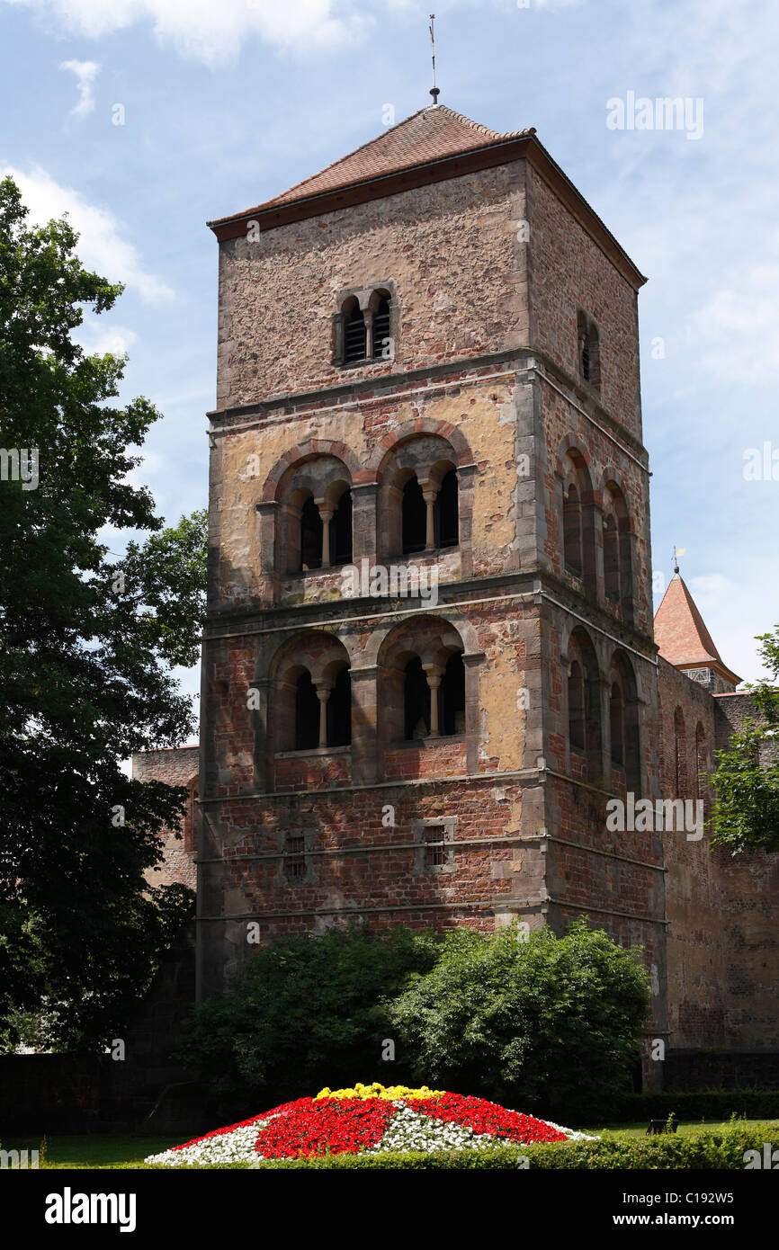 Katharinenturm Tower, diocese ruin in Bad Hersfeld, Rhoen, Hesse, Germany, Europe Stock Photo