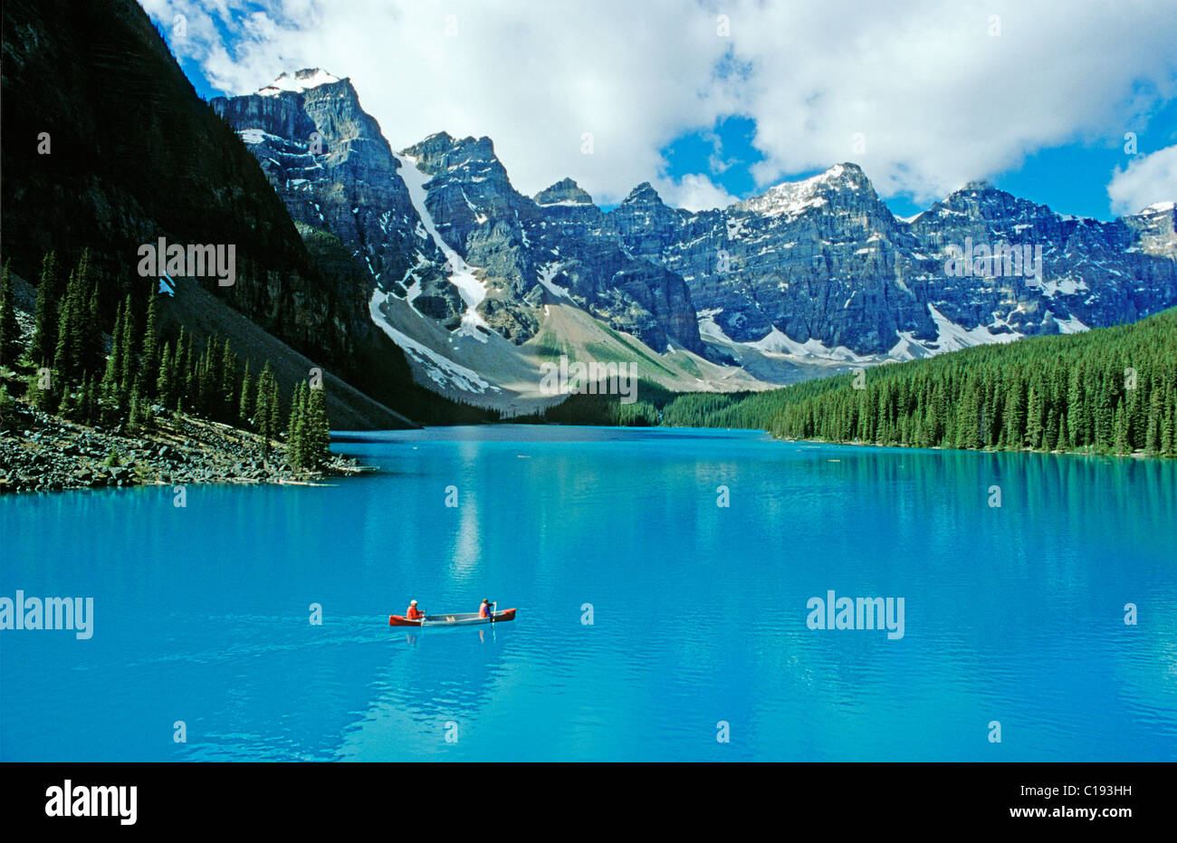 Moraine Lake, Banff National Park, Alberta, Canada, North America Stock Photo