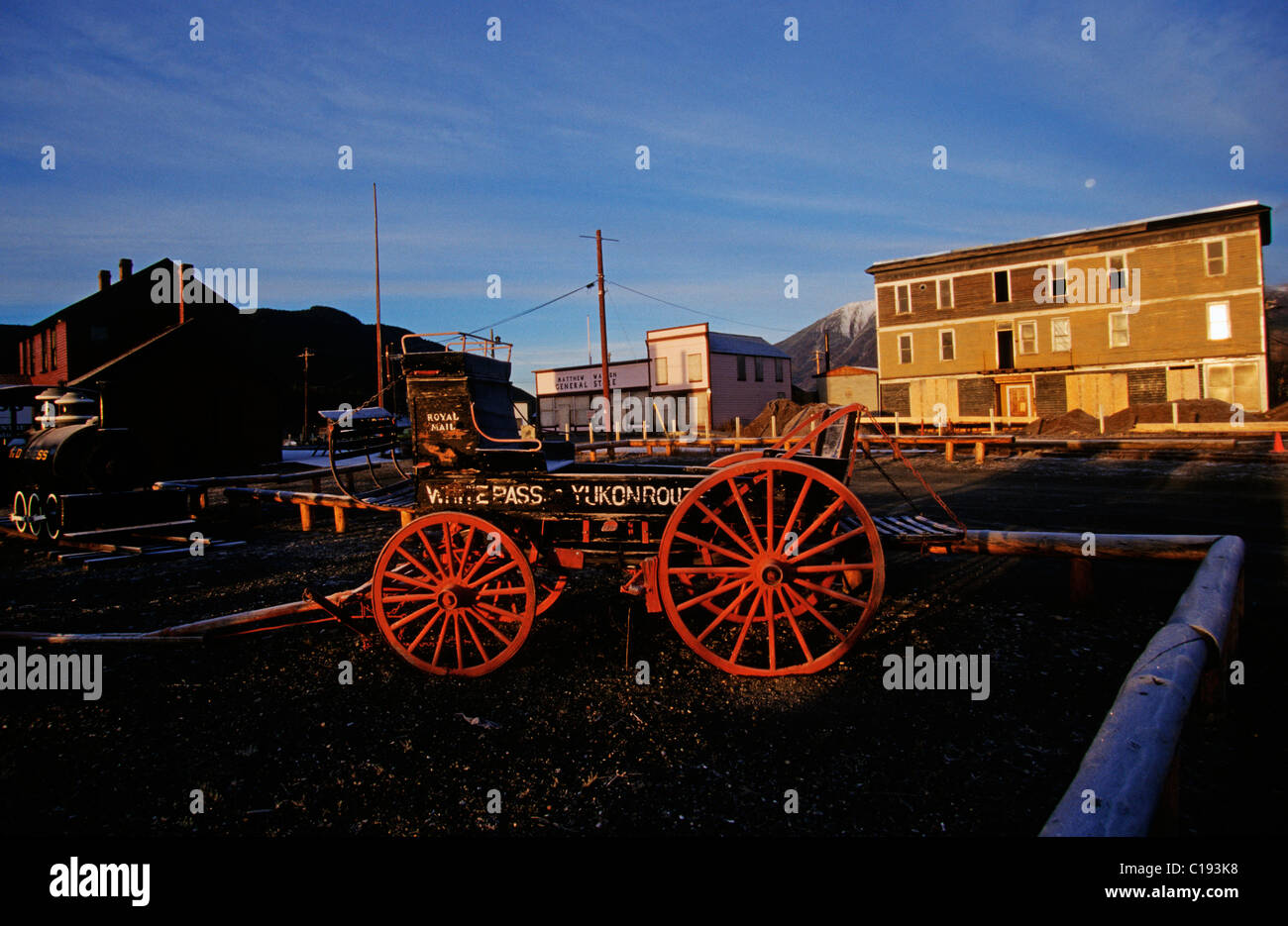 Openair museum in Carmacks, Yukon Territory, Canada, North America